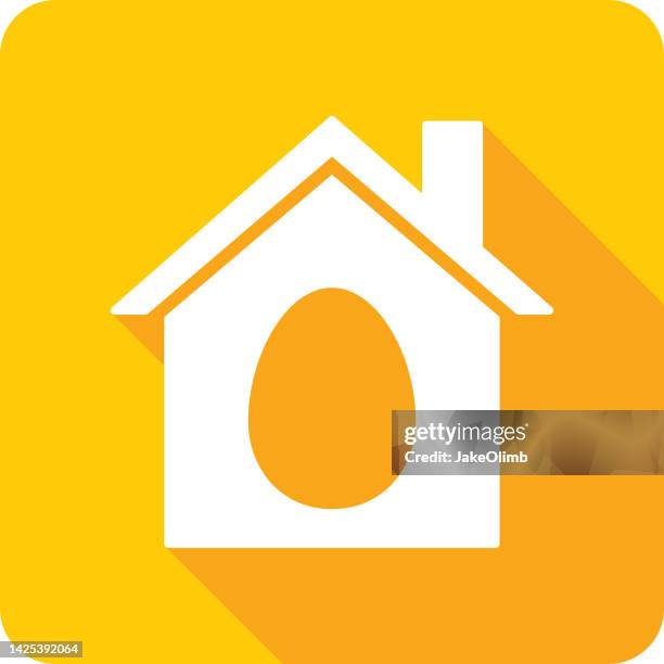 house egg icon silhouette - first time buying a house stock illustrations