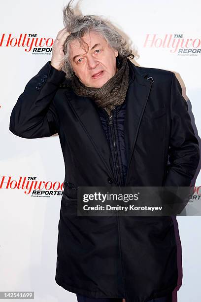 Composer Vladimir Matetsky attends The Hollywood Reporter: Russian Edition - Launch Party at Pashkov House on April 06, 2012 in Moscow.