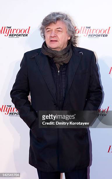 Composer Vladimir Matetsky attends The Hollywood Reporter: Russian Edition - Launch Party at Pashkov House on April 06, 2012 in Moscow.