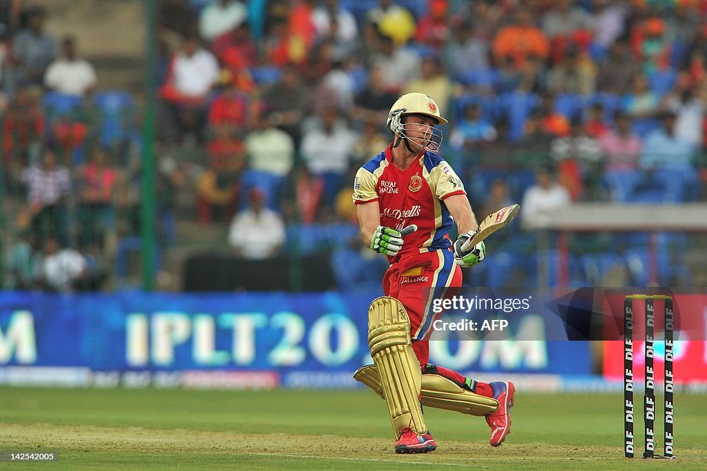 Bangalore Royal Challengers vs Delhi Daredevils - IPL 2012
