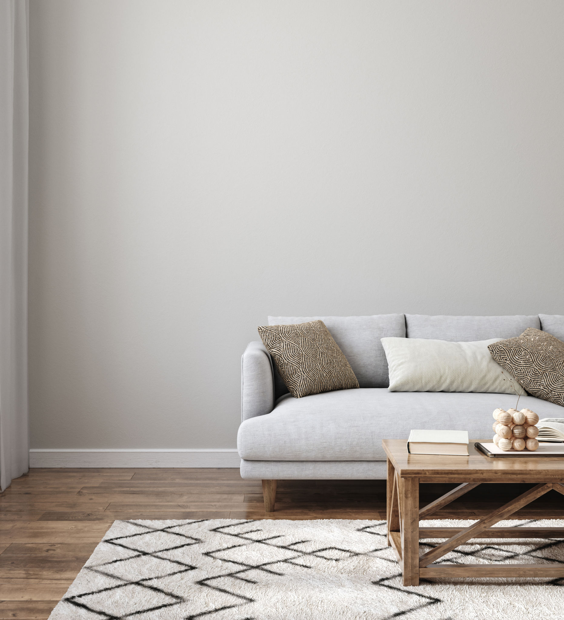 modern art living room