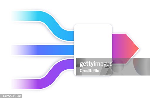 Ideas Merging Together Infographic Workflow Ideas Merging Together Infographic Workflow
