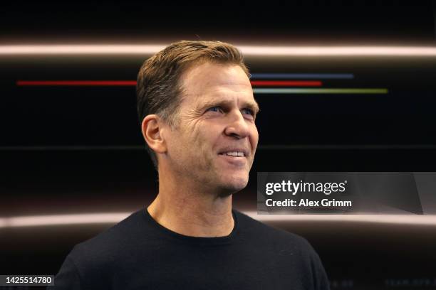 Oliver Bierhoff attends a Germany press conference at DFB-Campus on September 20, 2022 in Frankfurt am Main, Germany.