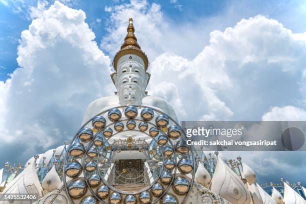 idyllic view of buddha at wat pha son kaew in thailand, asia - adams peak stock pictures, royalty-free photos & images