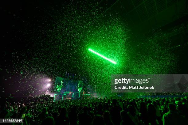 The Script perform on stage at RAC Arena on September 20, 2022 in Perth, Australia.