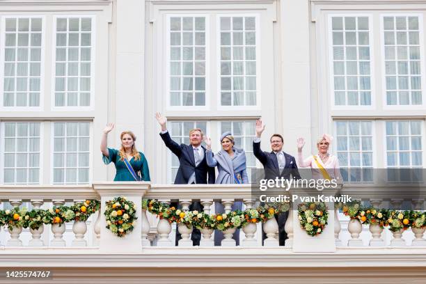 Princess Amalia of The Netherlands, King Willem-Alexander of The Netherlands, Queen Maxima of The Netherlands, Prince Constantijn of The Netherlands...