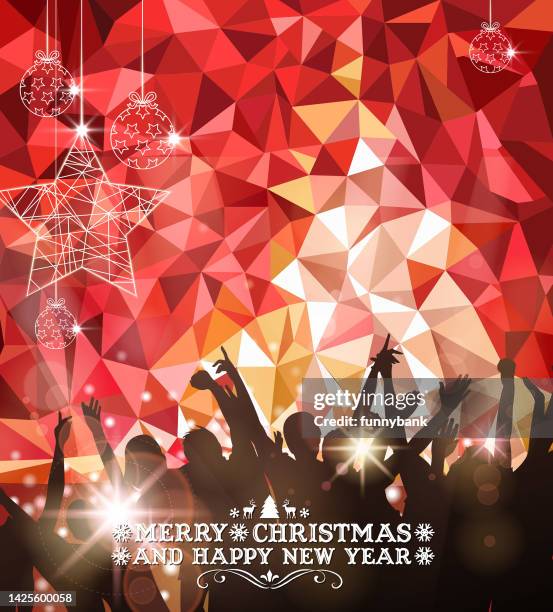 glänzende weihnachten - popmusik konzert stock-grafiken, -clipart, -cartoons und -symbole