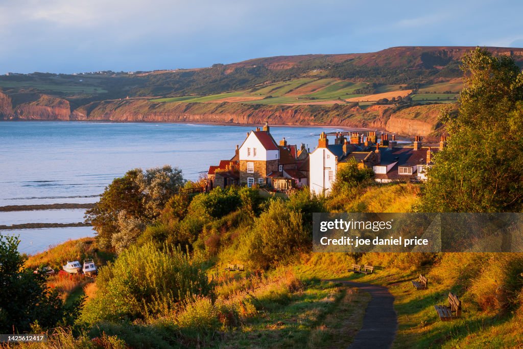 Path, Robin Hood's Bay, Yorkshire, England