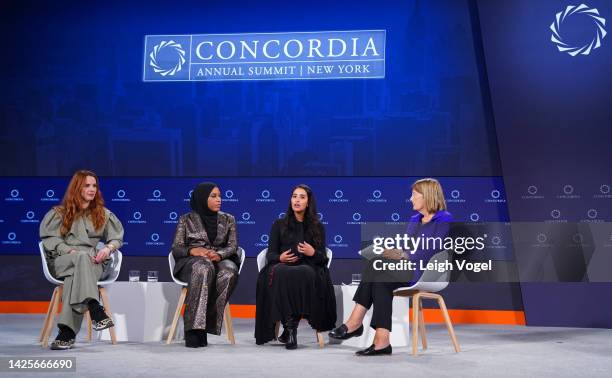 Eglantina Zingg, President, Goleadoras; Ibtihaj Muhammad, US Olympic Medalist, NY Times Best-Selling Author, Entrepreneur; Machaille Hassan Al Naimi,...