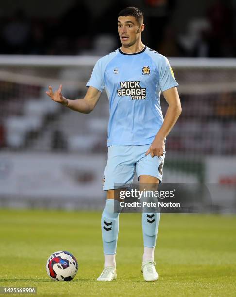 Lloyd Jones of Cambridge United in action during the Papa John's Trophy match between Northampton Town and Cambridge United at Sixfields on September...