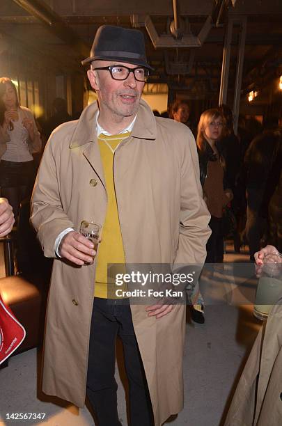 Jacques Audiard attends the Michel Gondry Exhibition Preview at La Blanchisserie Restaurant Gallery on April 7, 2012 in Paris, France.