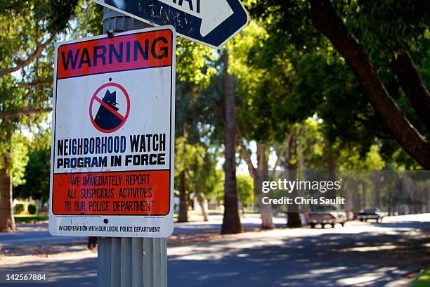 neighborhood watch - neighborhood watch stock pictures, royalty-free photos & images