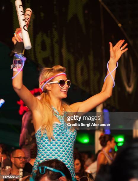 Paris Hilton attends Ultra Music Festival 14 at Bayfront Park Amphitheater on March 25, 2012 in Miami, Florida.