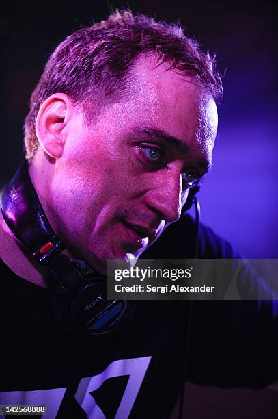 Paul van Dyk performs during Ultra Music Festival 14 at Ice Palace on March 25, 2012 in Miami, Florida.