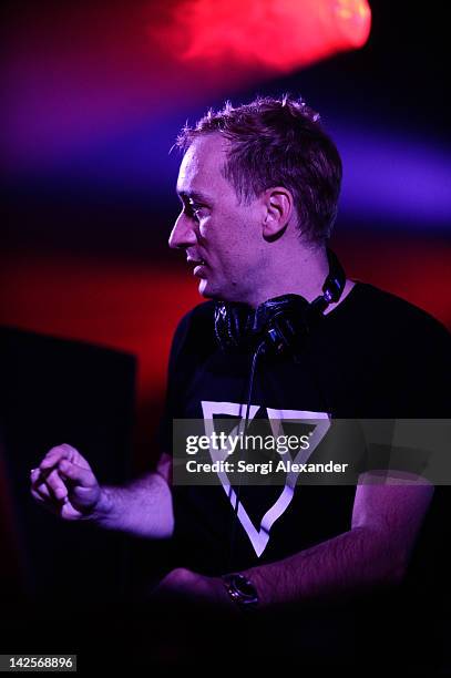 Paul van Dyk performs during Ultra Music Festival 14 at Ice Palace on March 25, 2012 in Miami, Florida.