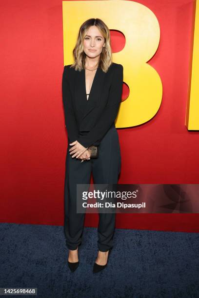 Rose Byrne attends the premiere of Universal Pictures's "Bros" at AMC Lincoln Square Theater on September 20, 2022 in New York City.