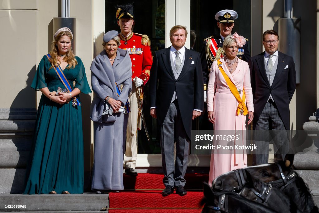 Dutch Royal Family Attends The Prinsjesdag 2022 In The Hague