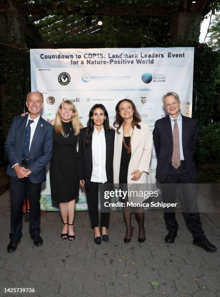 Marco Lambertini, Director General of WWF International, Jennifer Morris, CEO, The Nature Conservancy, Razan al Mubarak, President, International...