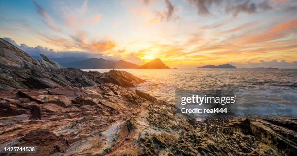 sea with rocks - garden route south africa stock pictures, royalty-free photos & images