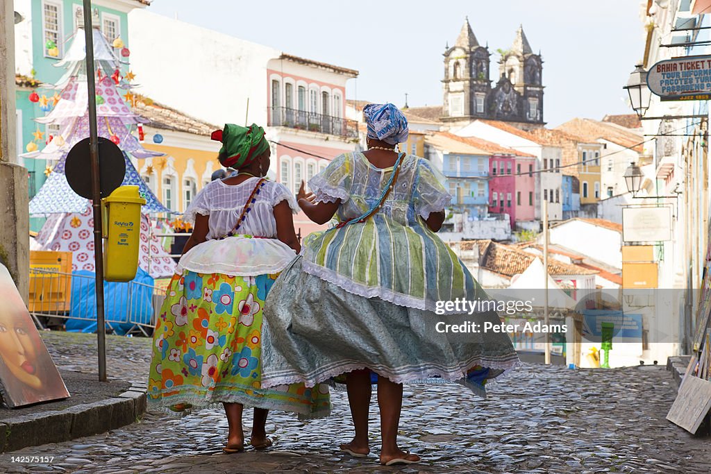 Woman in Traditional Dress, Bahia, Brazil