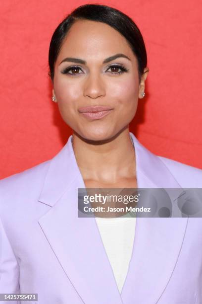 Monica Raymund attends Universal Pictures's "Bros" New York premiere at AMC Lincoln Square Theater on September 20, 2022 in New York City.
