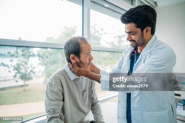 i just need you to take a deep breath for me - man neck stock pictures, royalty-free photos & images
