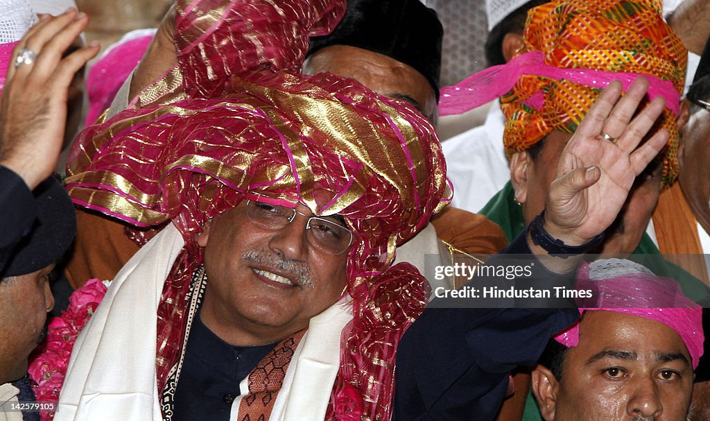 Pakistan's President Asif Ali Zardari Visits India