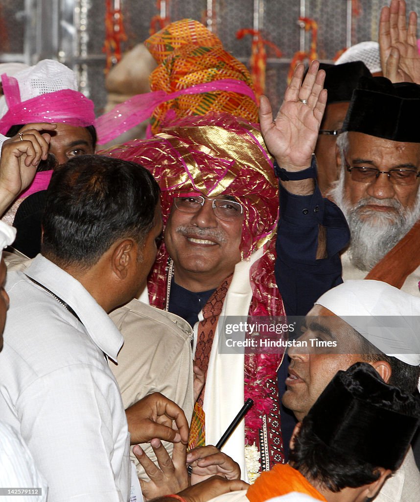 Pakistan's President Asif Ali Zardari Visits India