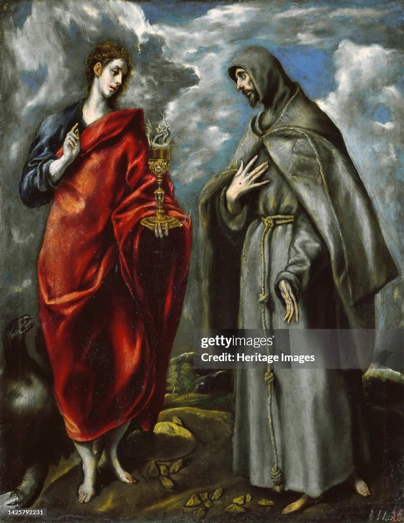 Saint John The Evangelist And Saint Francis