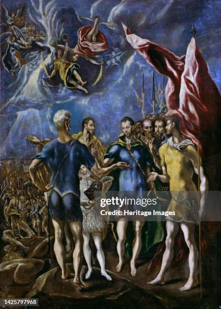 The Martyrdom of Saint Maurice, ca. 1600. Found in the collection of the Muzeul National de Arta al Romaniei, Bucuresti. Artist El Greco, Dominico .