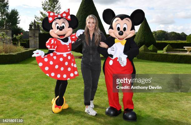 In this image released on September 21, Helen Skelton participates at A Disney Wish, where Disney UK, Make-A-Wish UK and The Kentown Wizard...