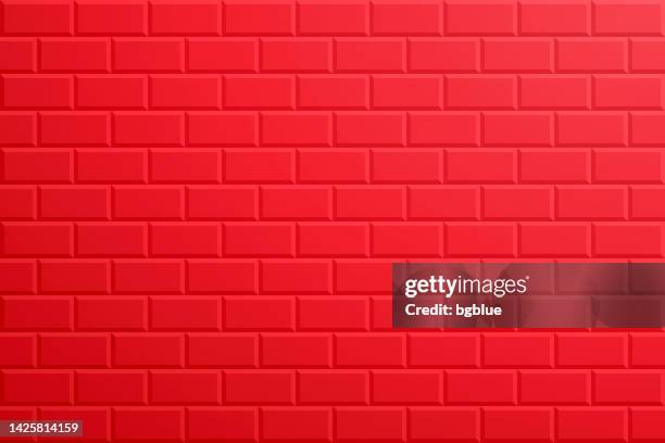 abstract red background - geometric texture - empty mural wall stock illustrations