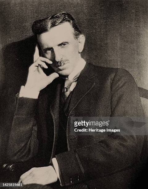 Nikola Tesla , 1915. Private Collection. Artist Anonymous.