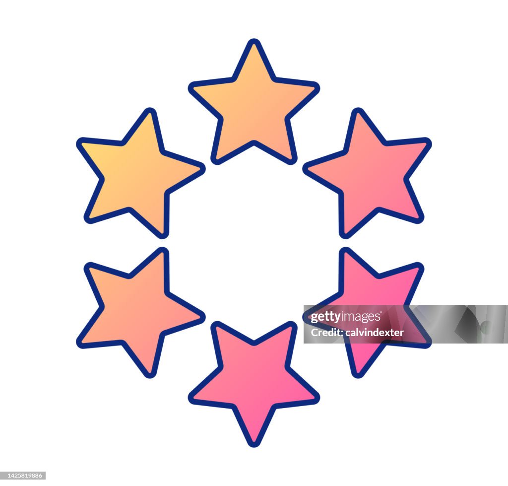 Shape Rating Star Shapes Rating System High-Res Vector Graphic - Getty Images