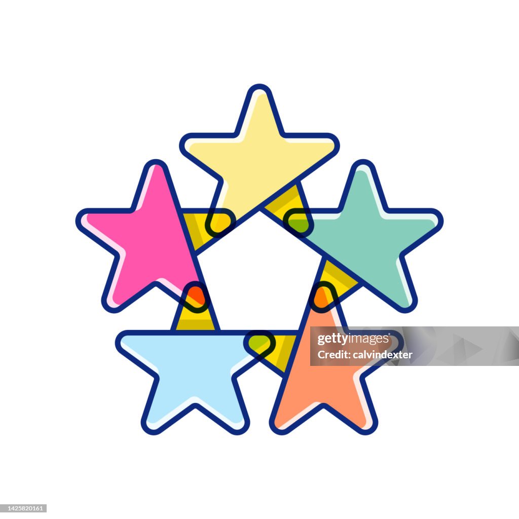 Shape Rating Star Shapes Rating System High-Res Vector Graphic - Getty Images