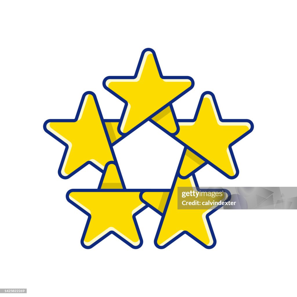 Star Shapes Rating System High-Res Vector Graphic - Getty Images