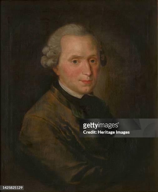 Portrait of Immanuel Kant , 1768. Private Collection. Artist Frisch, Johann Christoph .