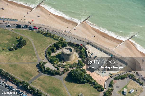 The Wish Tower, Martello Tower number 73, Eastbourne, East sussex, 2016. Artist Damian Grady.