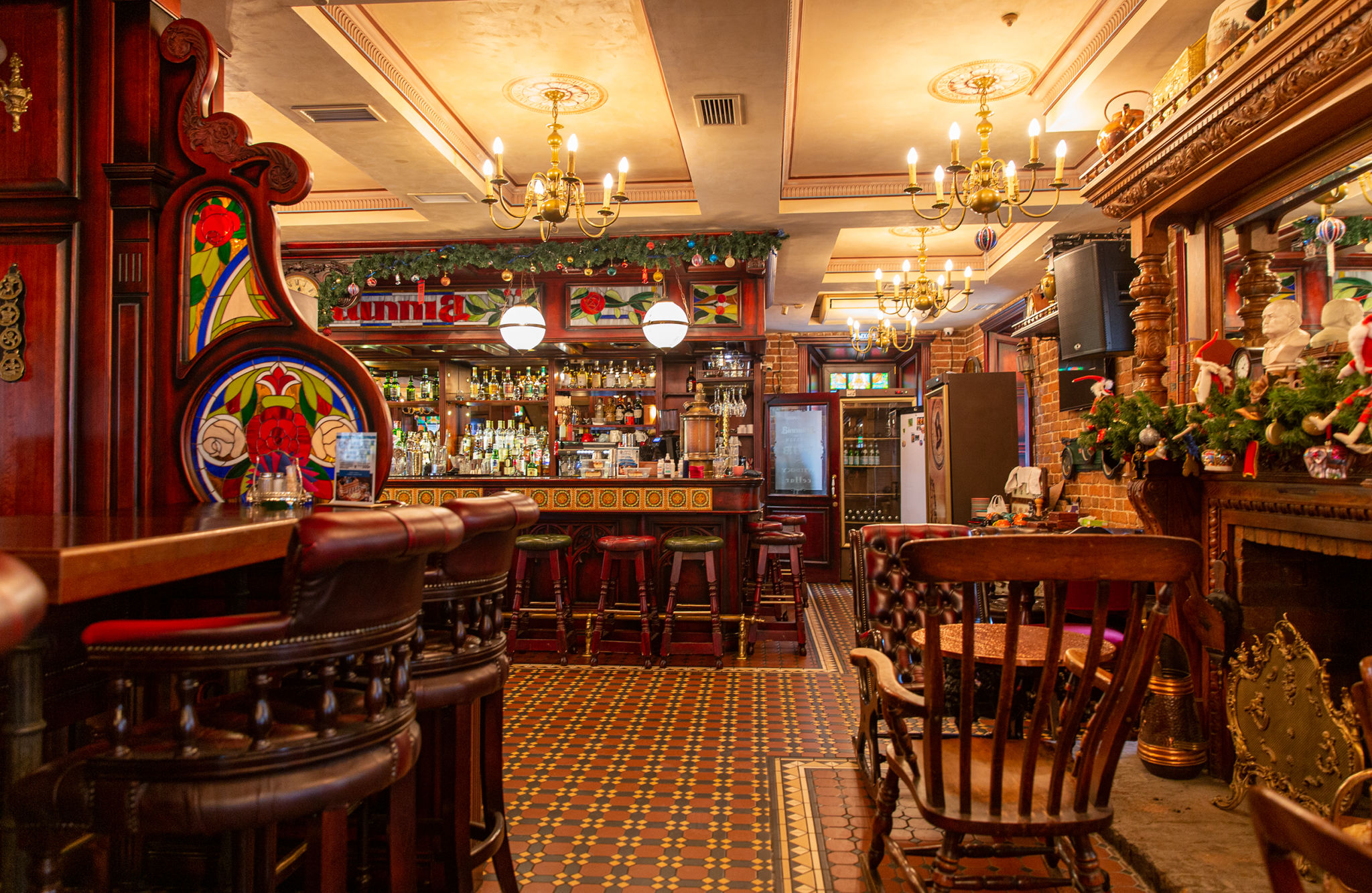 traditional bar interior