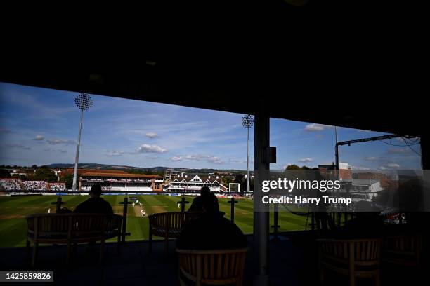 General view of play during Day Two of the LV= Insurance County Championship match between Somerset and Northamptonshire at the Cooper Associates...