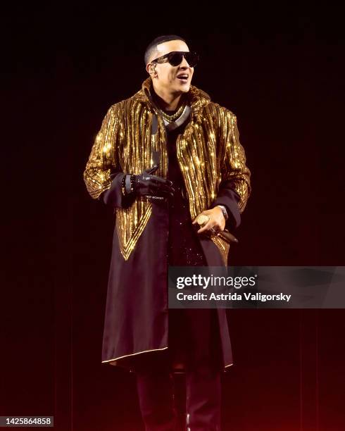 Daddy Yankee performs at Madison Square Garden on September 20, 2022 in New York City.