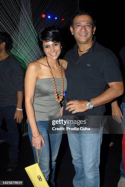 May 03 : Mandira Bedi and Raj Kaushal attend the Blackberry fashion show on May 03, 2013 in Mumbai, India