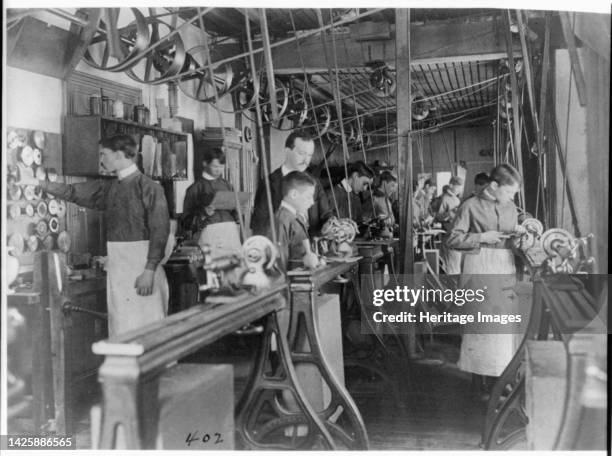 Machine Shop Class 883 Machine Shop Teacher Stock Photos, High-Res Pictures, and Images ...