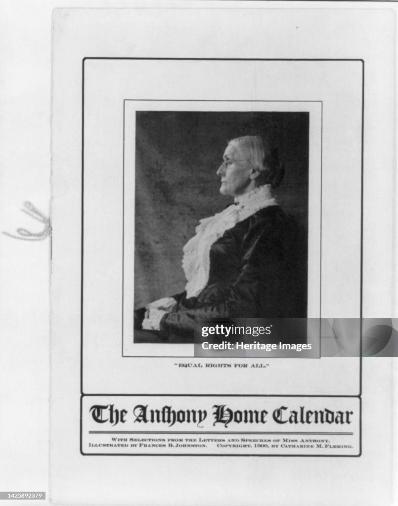 Cover Of The Anthony Home Calendar