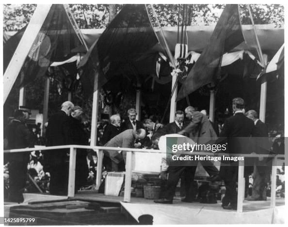 Laying Of The Cornerstone Of The Pan American Union Building