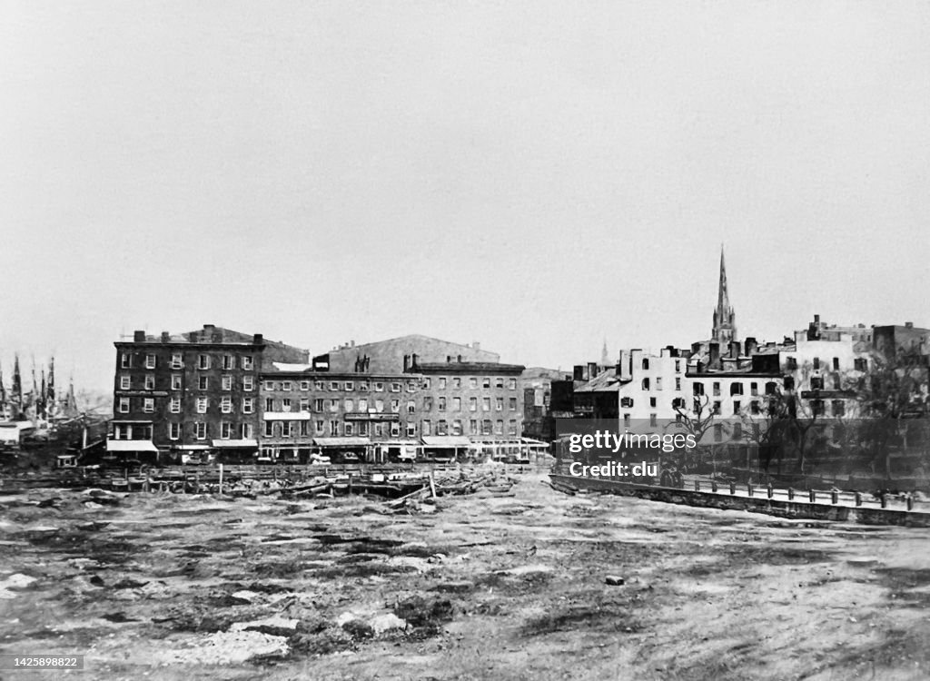 NYC, Battery Place, 1853