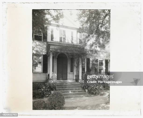 Federal Hill, John Keim house, 504 Hanover Street, Fredericksburg, Virginia, between 1927 and 1929. House Architecture: Rupert Brooke, governor of...