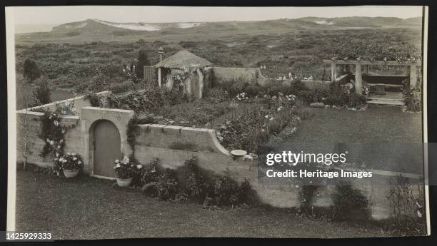 Long Island, Mrs. Robert Hill, Gray [sic] Gardens, East Hampton, gen. View ESE, 1913 or 1916. [Grey Gardens was the home of the reclusive mother and...