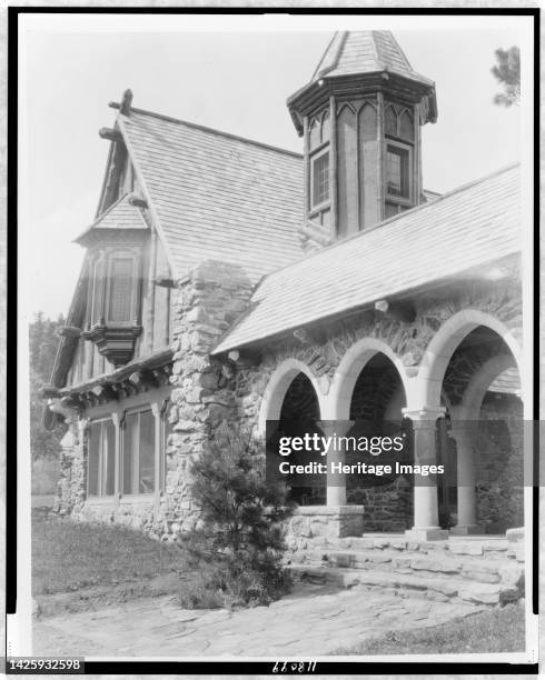 Mountain lodge for Paul T. Mayo, Bear Creek Can~on, Colorado--J. B. Benedict - Architect--Denver Colo., between 1903 and 1923. [Home of Margery...