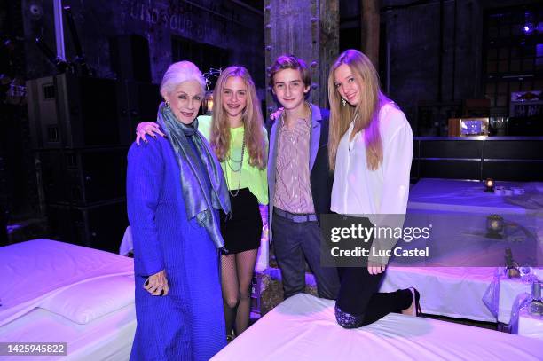 Fiona Campbell-Walter, Gloria von Habsburg, Ferdinand von Habsburg and Eleonore von Habsurg attend tha Gala Party for the 10th Anniversary of the...